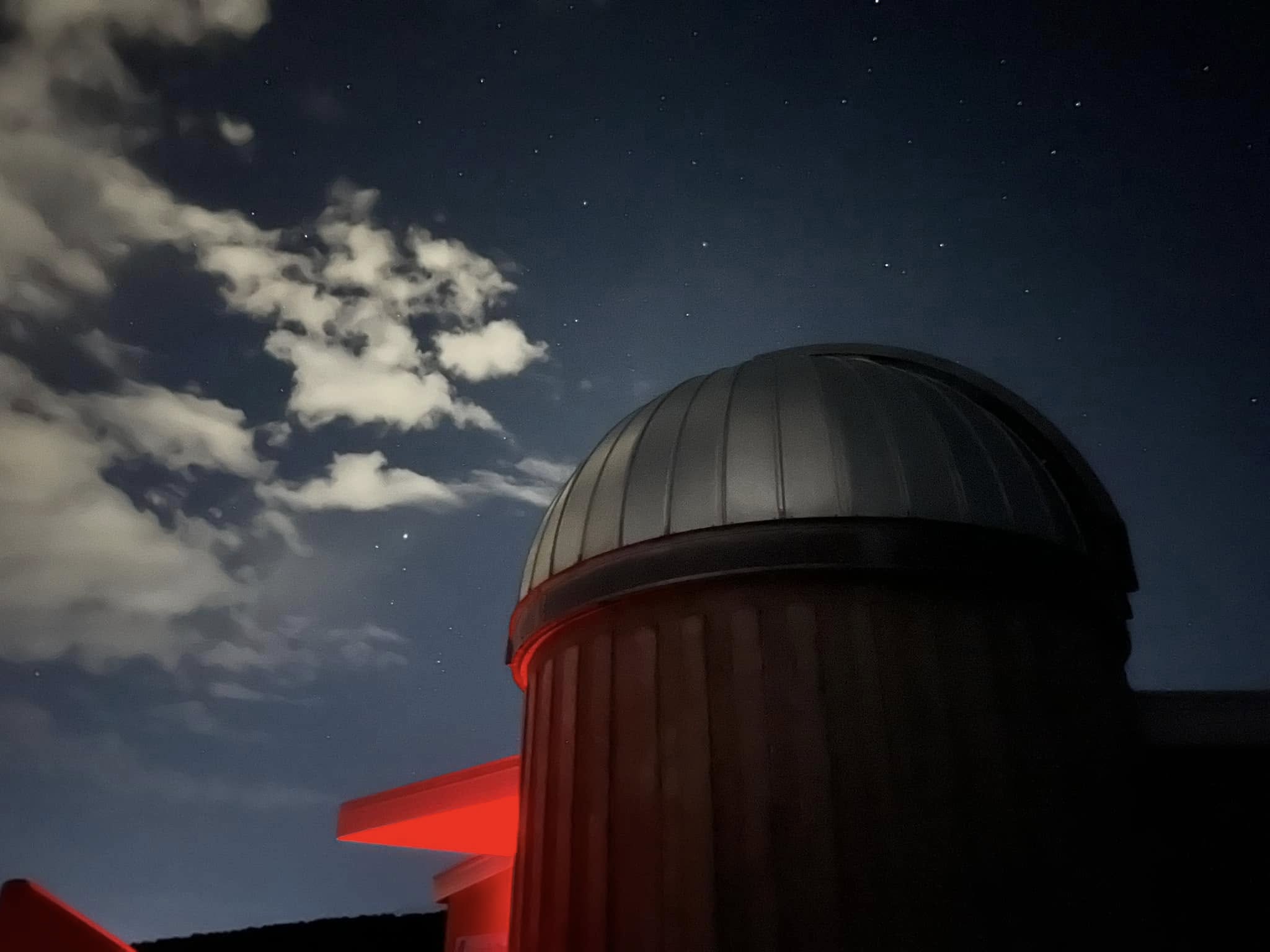 Ashcroft Observatory in Cedar City Utah at sunset