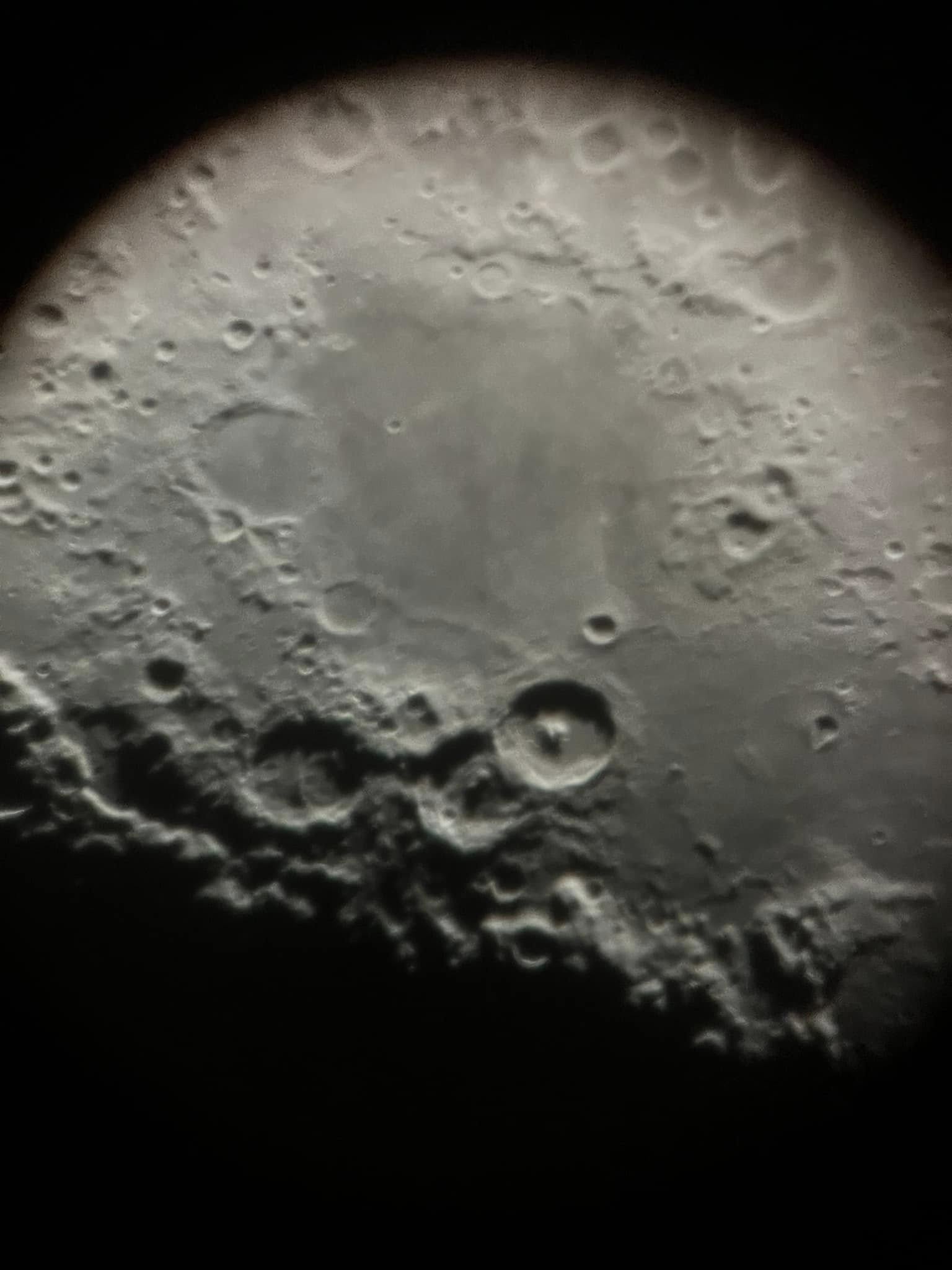 Full Moon seen from Ashcroft Observatory in Cedar City Utah