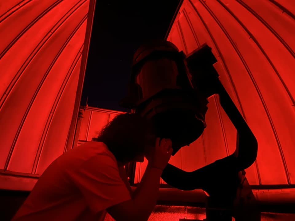 Visitors stargazing at Ashcroft Observatory in Cedar City Utah