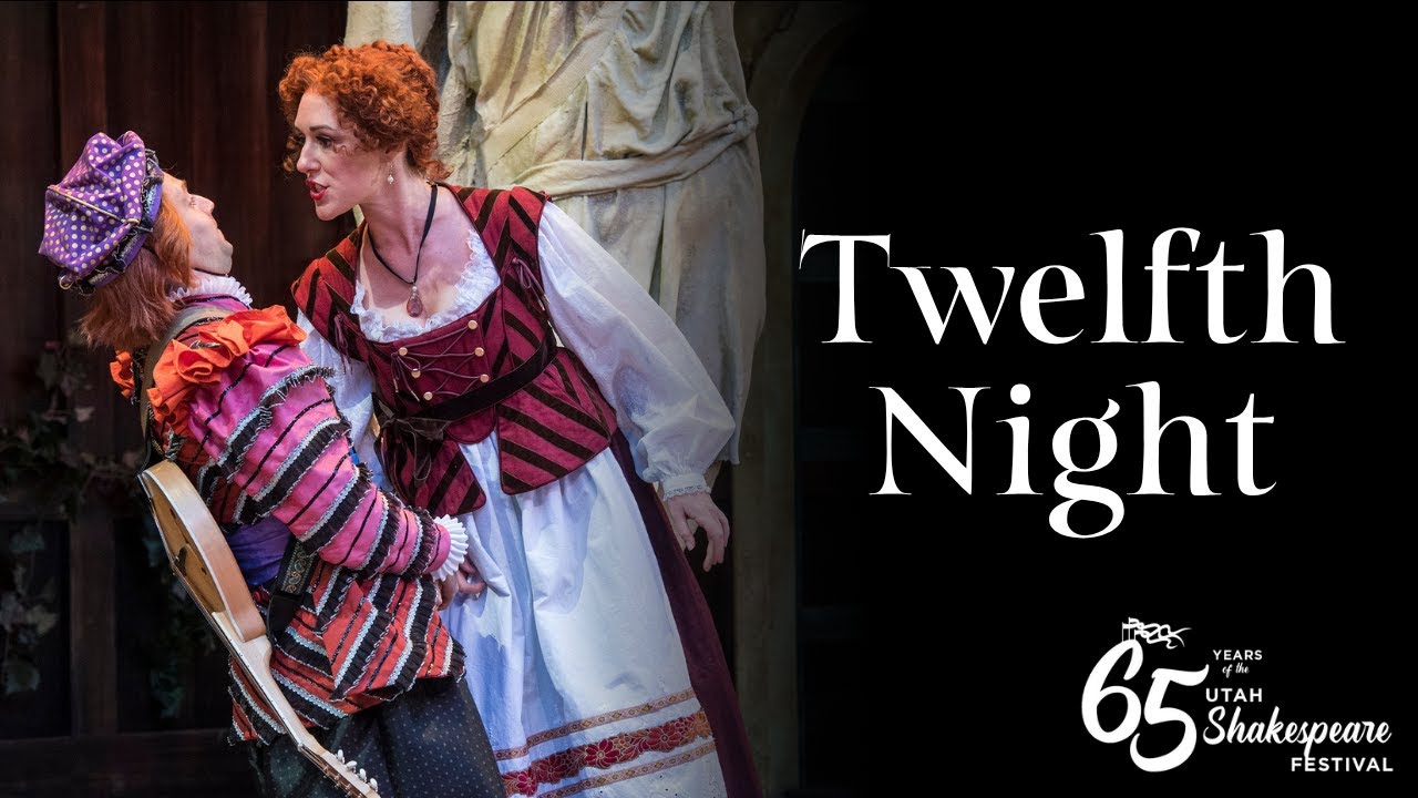 Twelfth Night performance at Utah Shakespeare Festival 2026, comedic scene with mistaken identity and lively characters